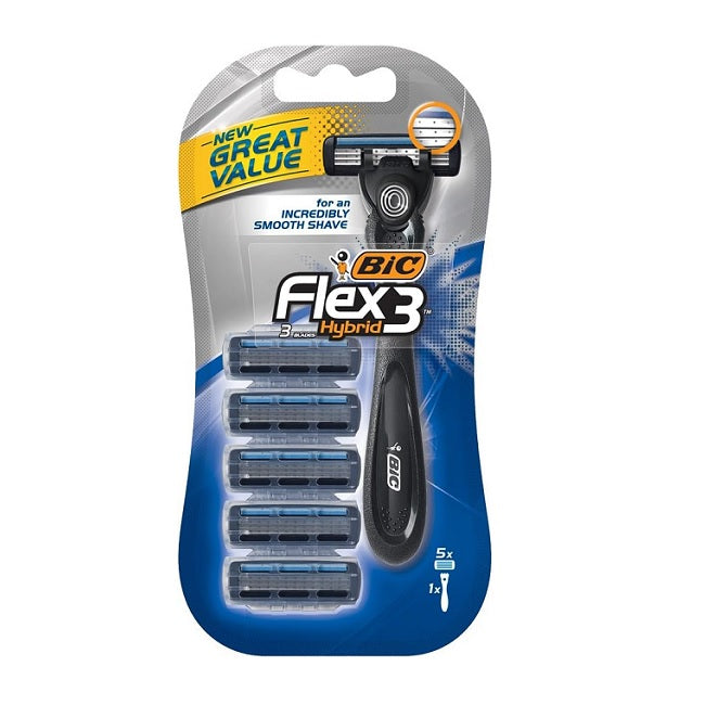 Bic - Flex 3 Hybrid Sensitive Razor C 2 Refill Cartridges