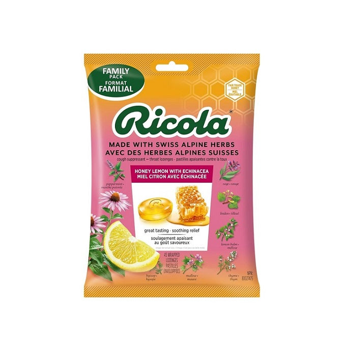 Ricola Lime & Green Tea Pastilles, Buy Online