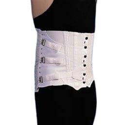 Airway Surgical OTC Men's Lumbosacral Orthosis Side Lace Corsets, 3 Pulls,  2 Steels