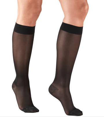 Truform Compression Stocking Knee High 20-30 mmHg Closed Toe, Beige