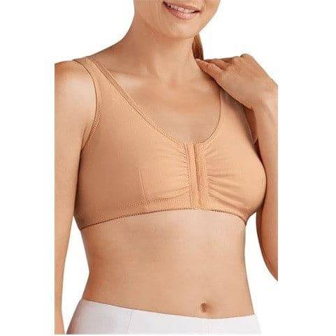 Amoena 'Frances' Soft Cup Front Fastening Post Surgical Bra - Nude