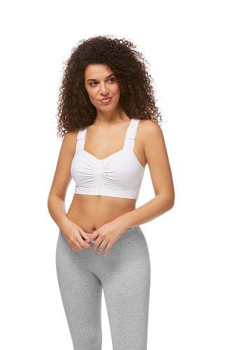 Amoena Theraport Bra, Post-Surgical, Small, White Ref# 52161SWH