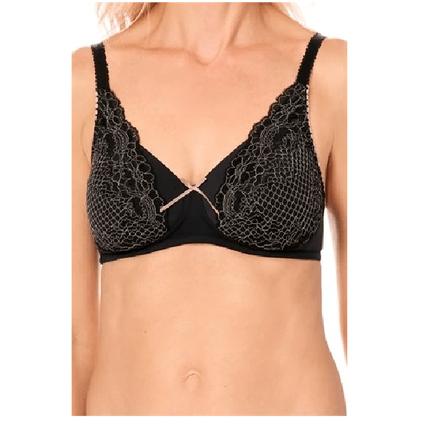 Maxine Black Moulded Cup Bra