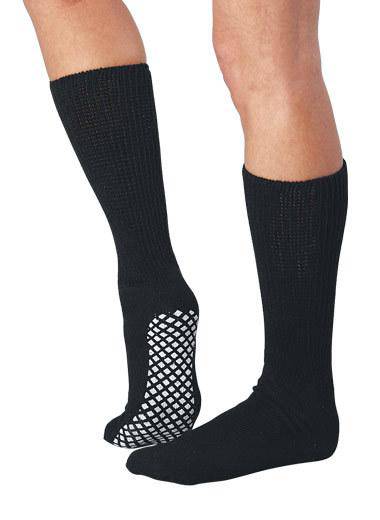 TRUEHAN Slipper Socks for Womens with Grips Hospital Socks Non Slip Socks  with Grips for Women (5 Pairs Non-Slip Black) at  Women's Clothing  store