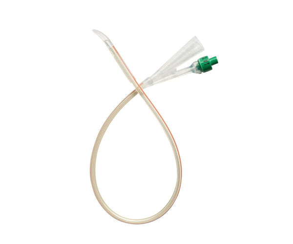 Coloplast Folysil 2-Way Indwelling Catheters Tiemann (Coude) Tip 15CC, Latex Free - Box of 5
