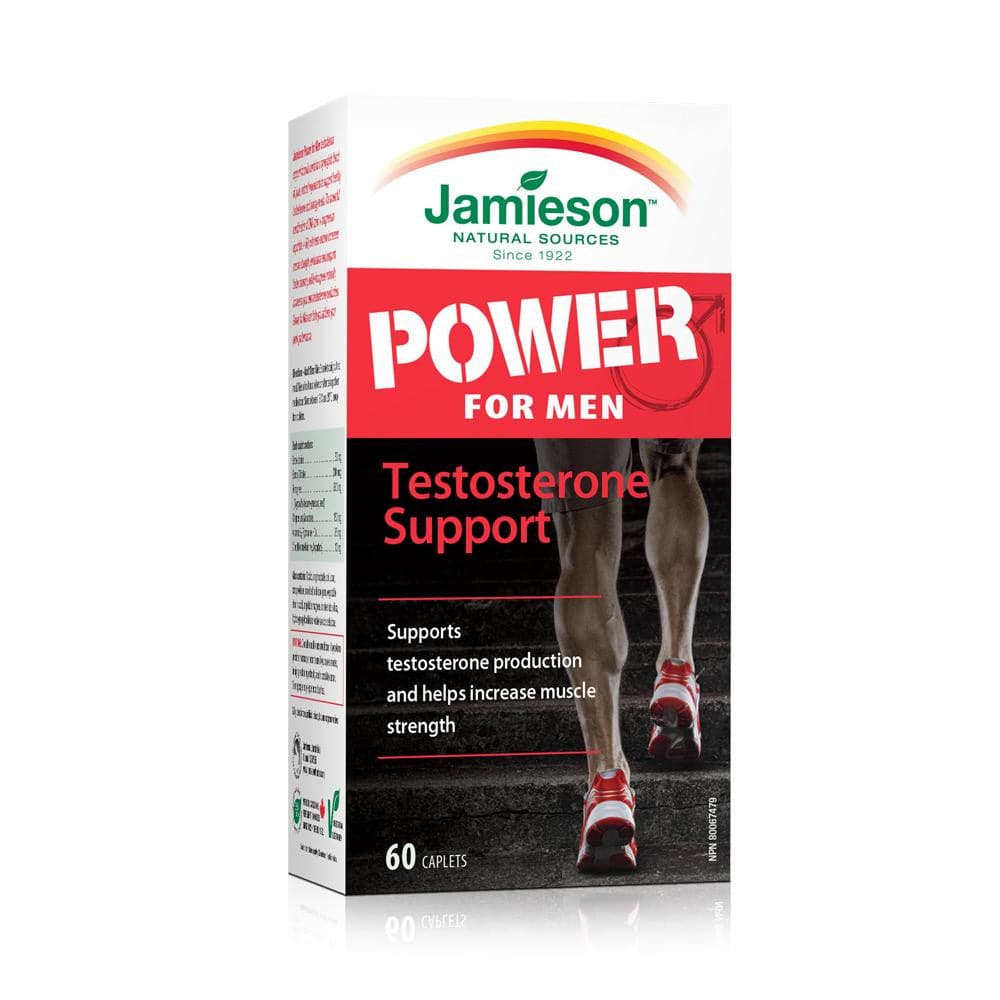 Jamieson Power for Men Testosterone Support 60 Caplets | HaloHealthcare.com