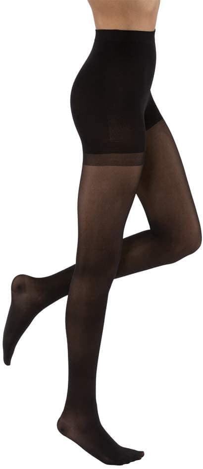 File:Tights - opaque - sheer to waist style in white - cotton and nylon  fabric mix - panty section