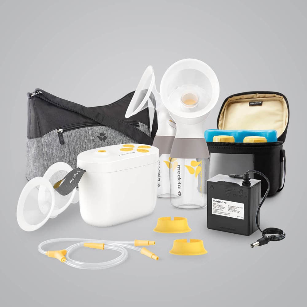 Medela Pump In Style New with Maxflow Technology, Closed System Quiet  Portable Double Electric Breastpump, with PersonalFit Flex Breast Shields 