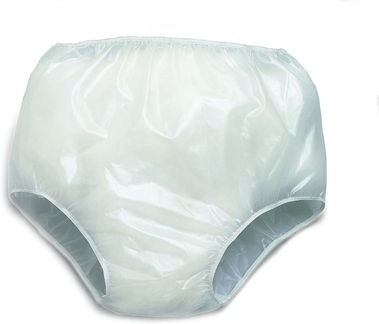 Incontinence Pants for Women Men,Waterproof,Reusable Adult Diaper,Plastic  Underwear Pads,White,Pack of 1 (Size : X-Large) : : Health &  Personal Care