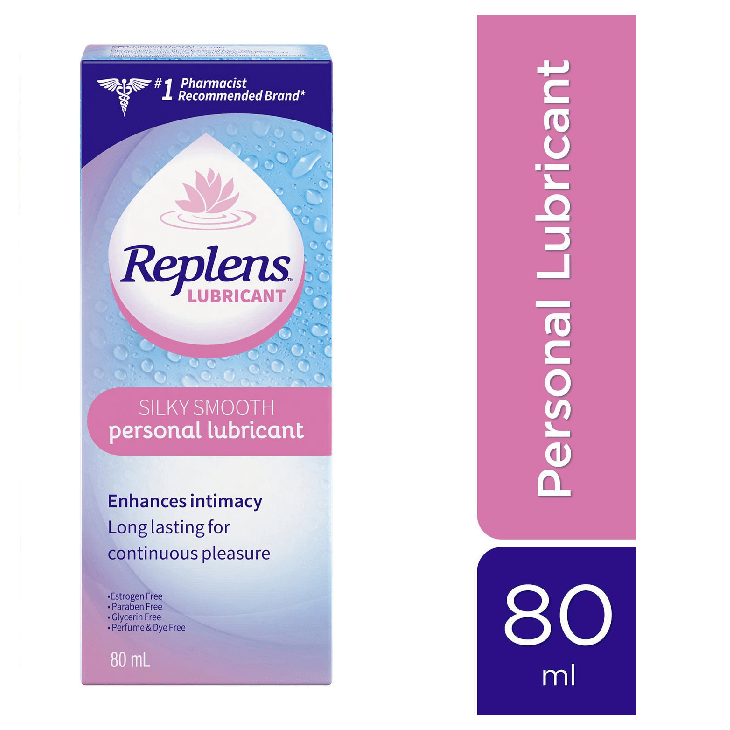 Replens Lubricant Silky Smooth Personal Lubricant 80mL Replens Lubricant Silky Smooth Personal Lubricant 80mL