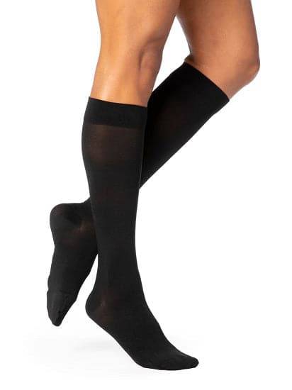 Sigvaris Women's Essential Opaque Knee High Compression Stockings 20-30mmHg