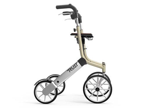 Stander Let's Go Out Rollator by Trust Care Beige