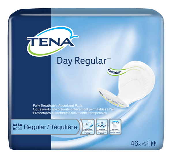 TENA Day Regular Incontinence Pads 46 Count
