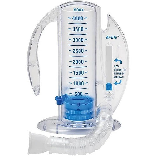 Copy of Airlife Volumetric Incentive Spirometer With One-Way Valve 4000mL