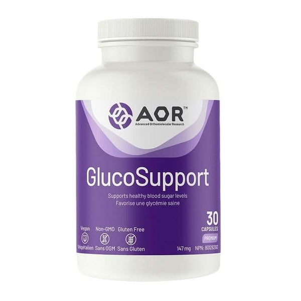 AOR GlucoSupport 30 Capsules - HaloHealthcare.com