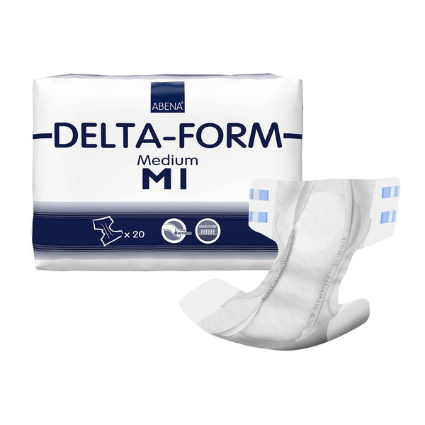 Abena Delta-Form Adult Briefs Medium M1