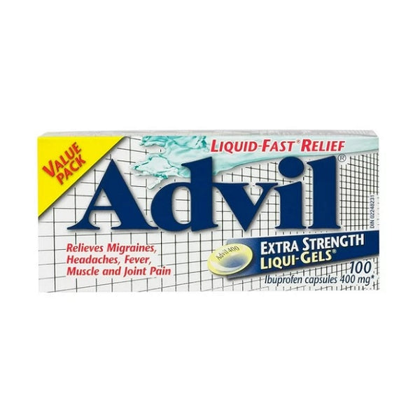 Advil Extra Strength Liqui-Gels 100 Capsules 400mg