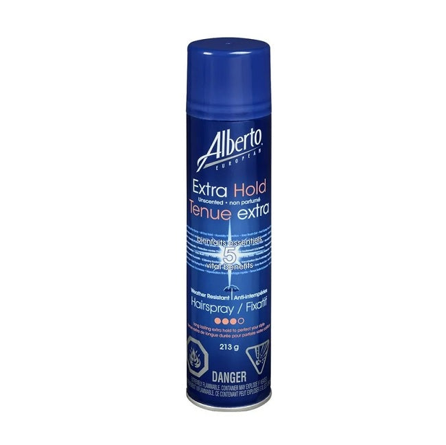 Alberto European Extra Hold Unscented Hairspray Unscented 213g