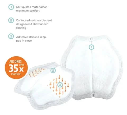 Ameda Moistureguard ™ Nursing Pads (50/pk)
