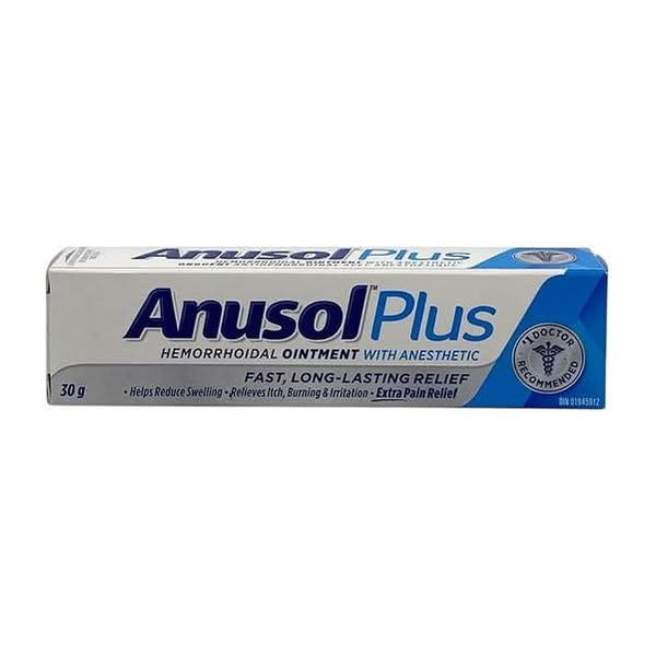 Anusol Plus Hemorrhoidal Ointment 30g