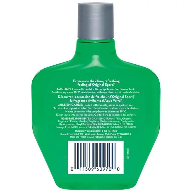 Aqua Velva Cooling After Shave 235mL - Back 