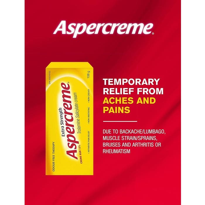 Aspercreme Extra Strength Arthritis Relieving Cream 106g