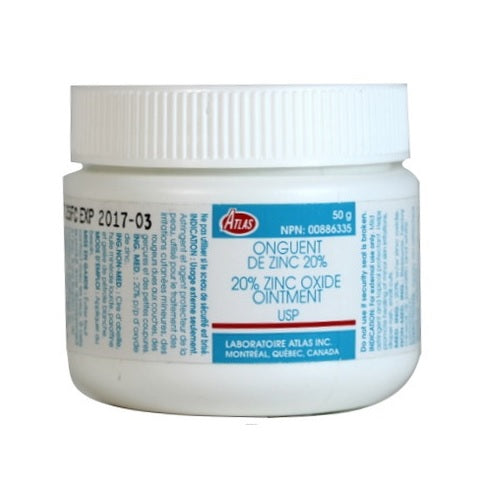Atlas 20% Zinc Oxide Ointment  - 50g