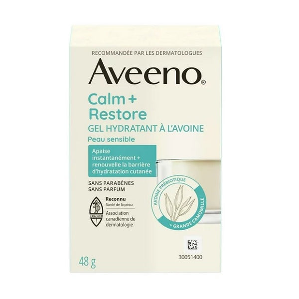 Aveeno Calm+Restore Oat Gel Moisturizer 48g