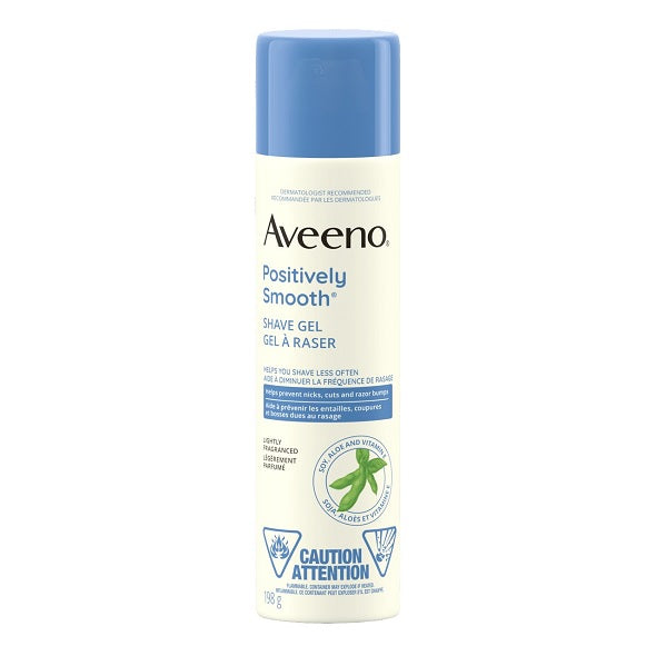 Aveeno Positively Smooth Shave Gel 198mL