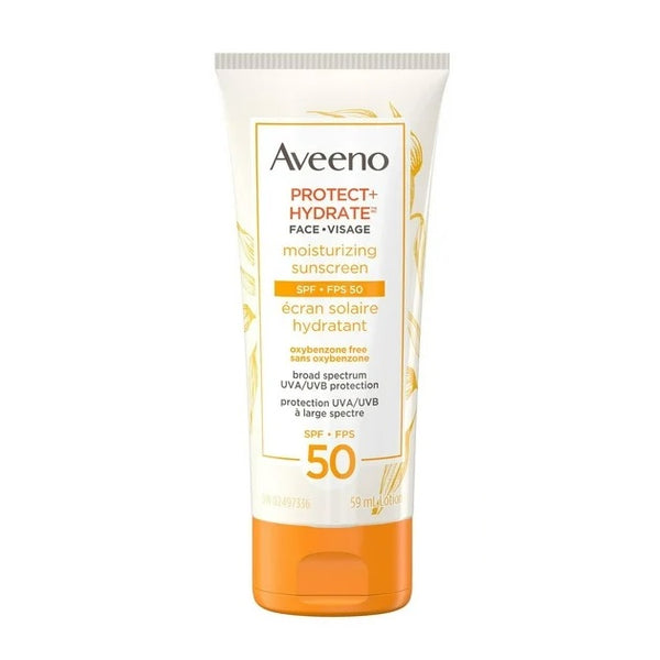 Aveeno Protect + Hydrate face Moisturizing Sunscreen SPF 50 59mL