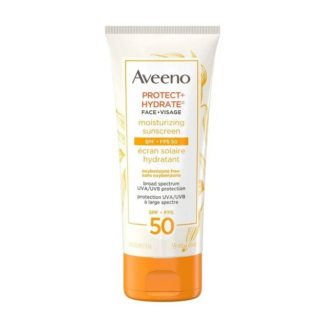 Aveeno Protect + Hydrate face Moisturizing Sunscreen SPF 50 59mL