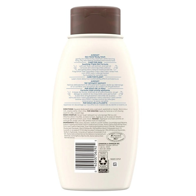 Aveeno Skin Relief Body Wash 532mL - Back