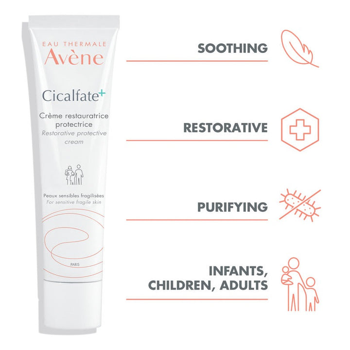 Avene Cicalfate + Restorative Protective Cream - Features