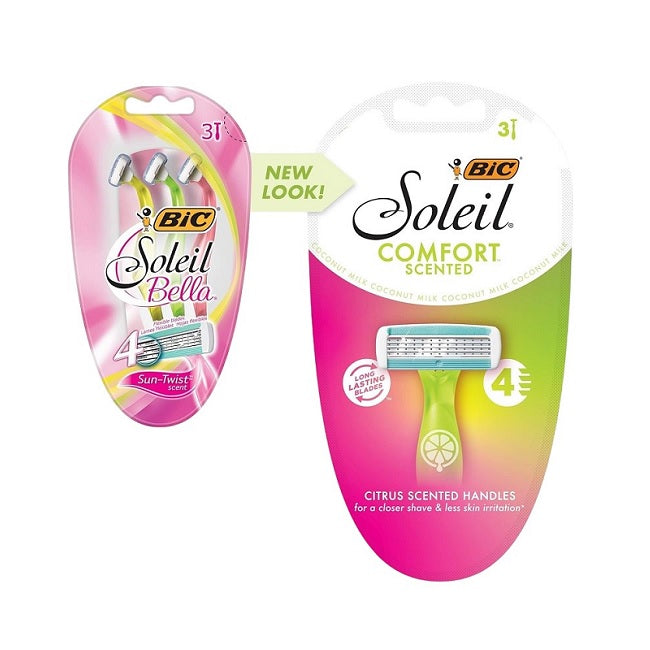 BIC Soleil Bella Disposable Razor with Exotic Scent 3 Count