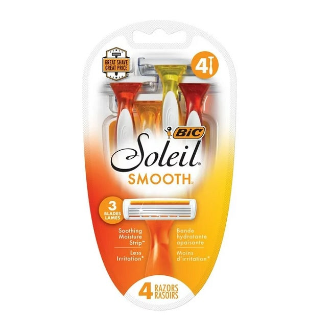 BIC Soleil Women's Disposable Razor 4 Count