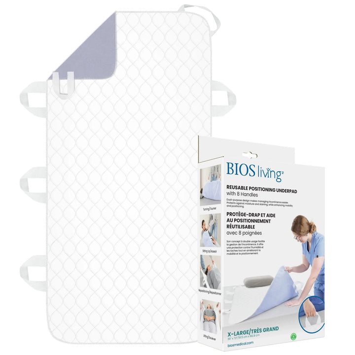 BIOS Medical Reusable Positioning Underpad with 8 handles - X-Large