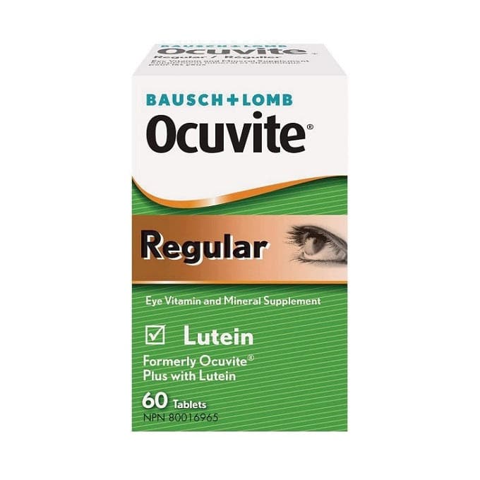 Bausch & Lomb Ocuvite Regular 60 Tablets - HaloHealthcare.com