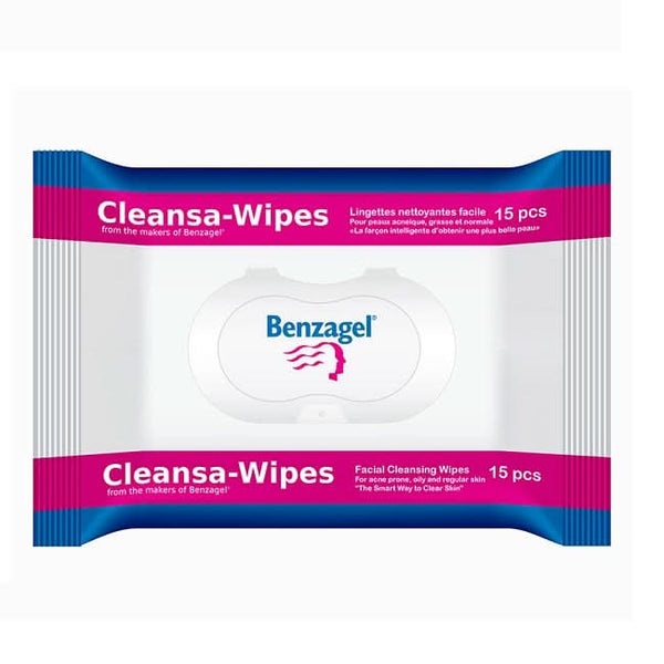 Benzagel Cleansa-Wipes Facial Cleansing Wipes 15 Count