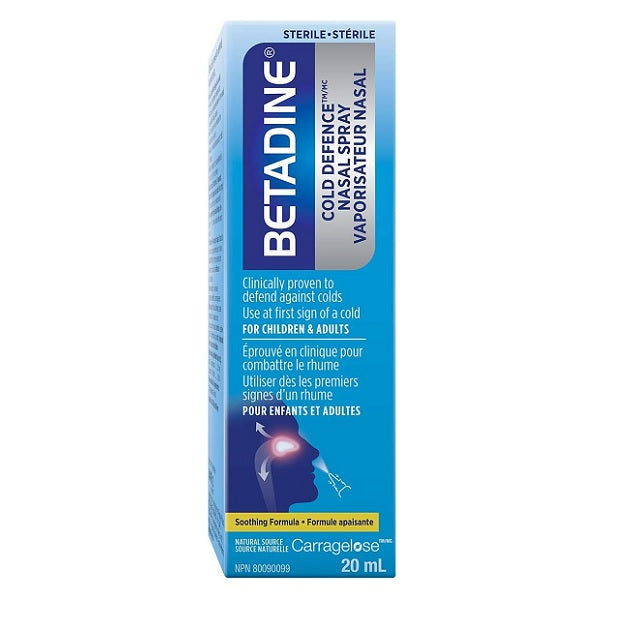 Betadine Cold Defense Nasal Spray 20mL