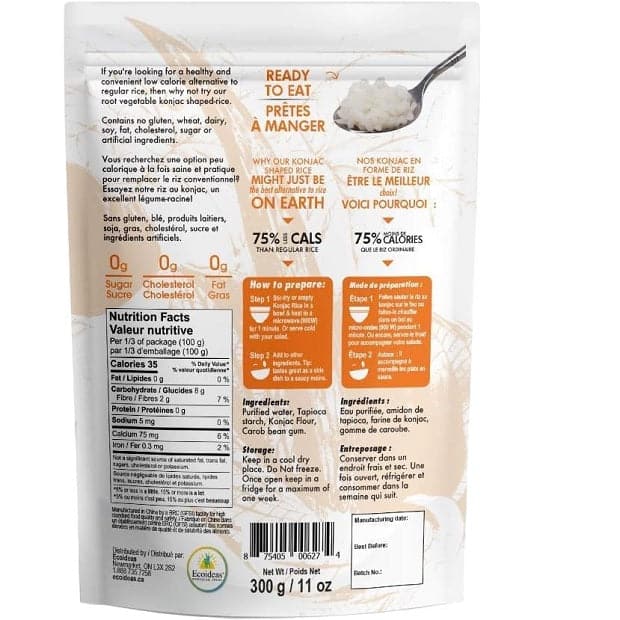 Konjac Rice 300g: Guilt-Free Rice Alternative