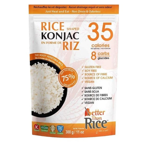 Better Than Foods Non Drain & Odor Less Rice Shaped Konjac 300g