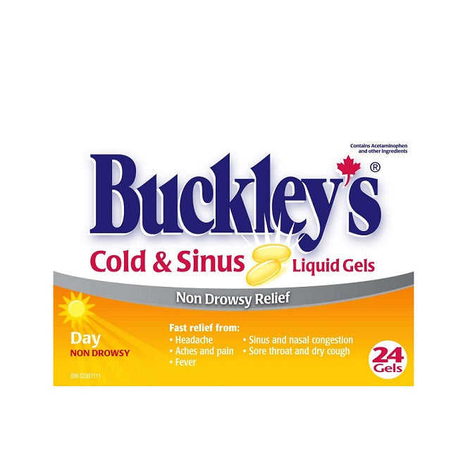 Buckley's Buckley's Cold & Sinus Day Non Drowsy 24 Liquid Gels