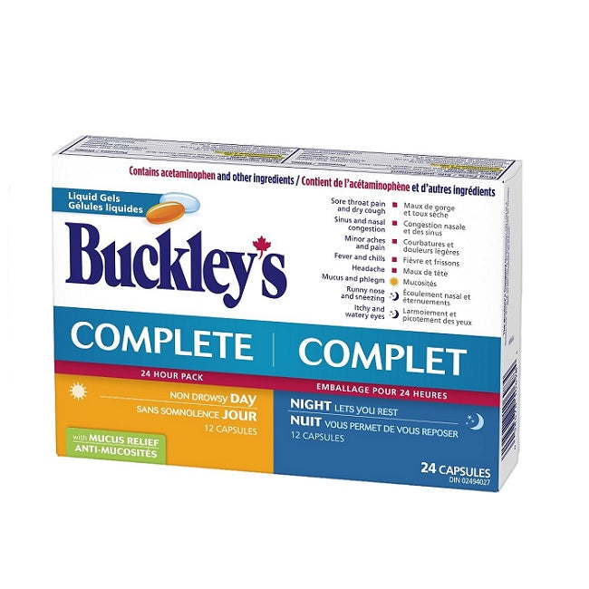 Buckley's Complete 24 Hour Pack 48 Capsules