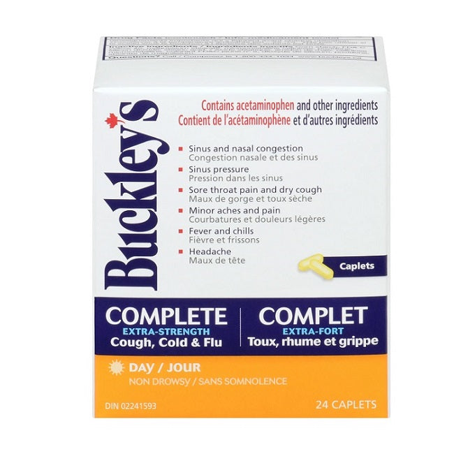 Buckley's Complete Extra Strength Cough, Cold & Flu Daytime 24 Caplets