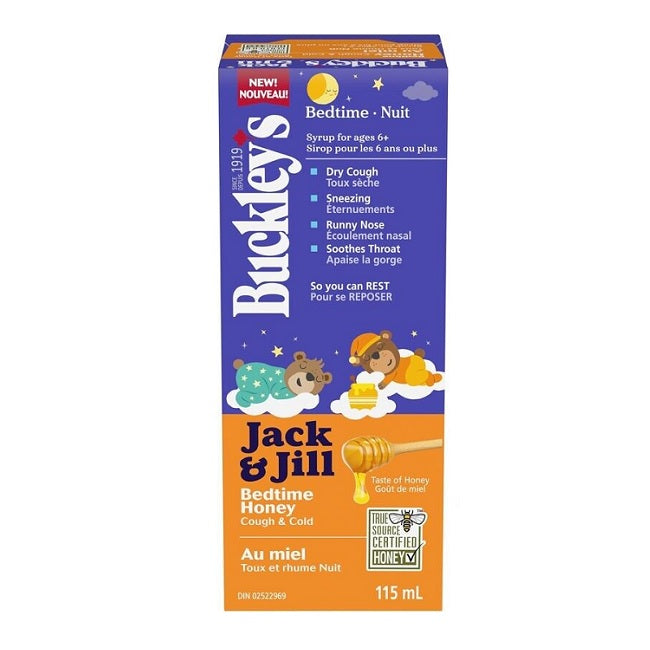 Buckley's Jack & Jill Kids' Bedtime Honey Cough & Cold Syrup 115mL