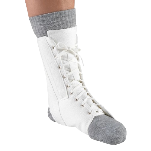 Airway Surgical OTC Canvas Ankle Brace White (Various Sizes)