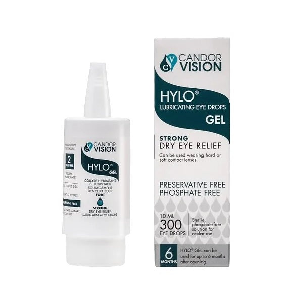 CandorVision HYLO GEL Lubricating Eye Drops 10mL