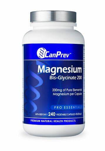 CanPrev Magnesium BisGlycinate 200mg 240 capsules