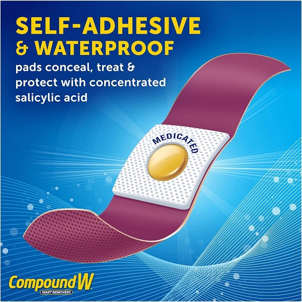 Compound W Wart 16 Remover One Step Kids Pads Maximum Strength Medicated Pads