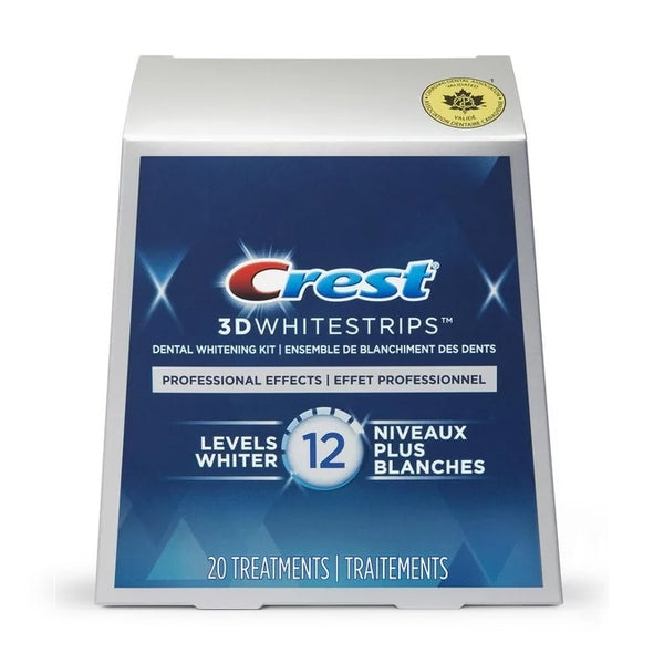 Crest 3D Whitestrips Dental Whitening Kit Professional Effects 20 Treatments